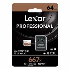 Lexar MicroSDXC 64GB High-Performance 667x UHS-I U3 - Resistente All'Acqua - 3